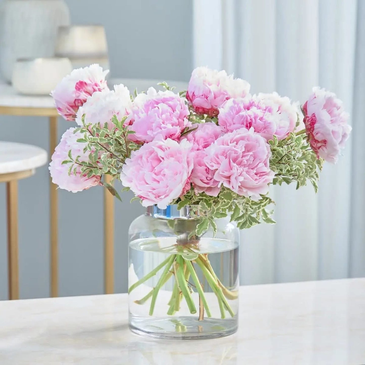 Peonies by noble garden