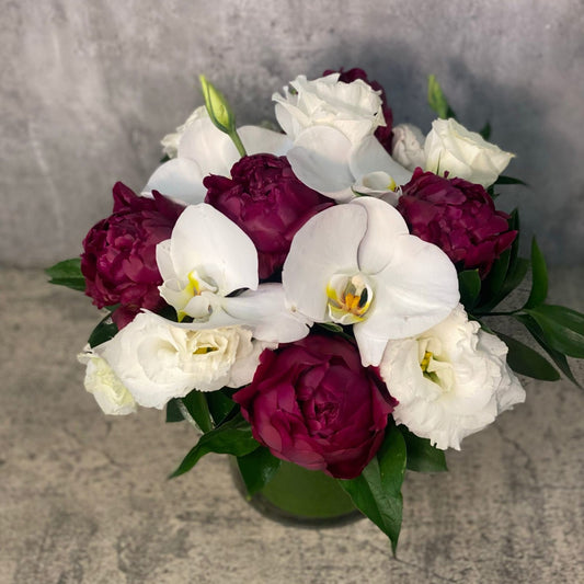 Peonies orchids for you