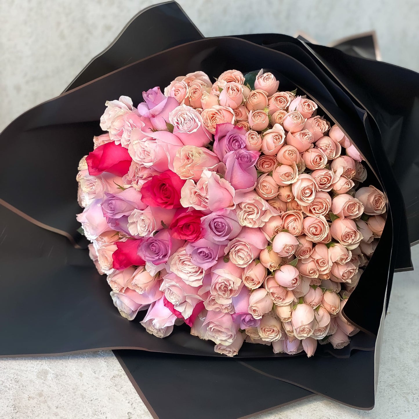 Pink Black Bouquet